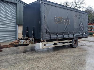 Storage trailer 18ft tractor drawbar