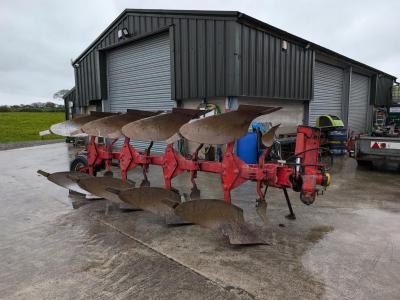 Krone 4 furrow reversible plough